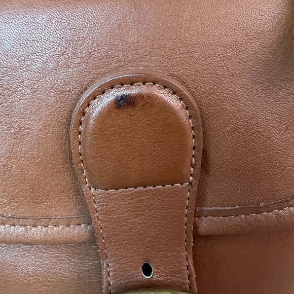 Vintage Coach 4152 British tan Leather Backpack Daypack - Picture 2 of 7